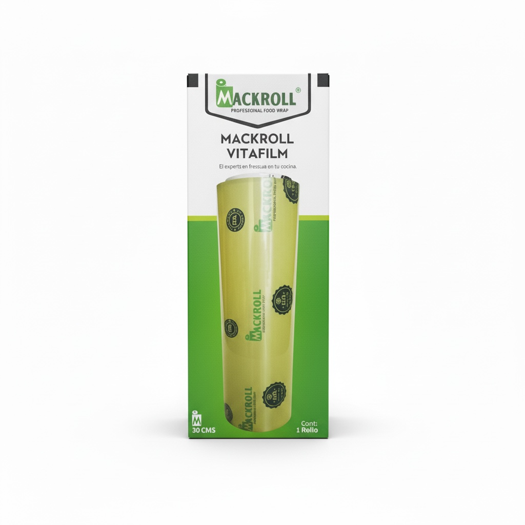 PELÍCULA PLÁSTICA (VITAFILM) MACKROLL 30cm x 600mt