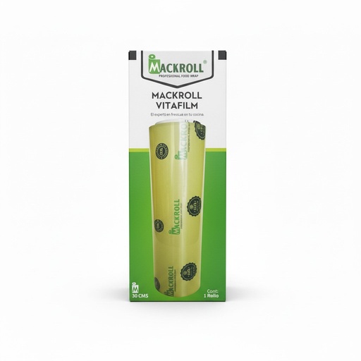 [PPVM-0831] Película Plástica (Vitafilm) Mackroll 30cm x 600mt
