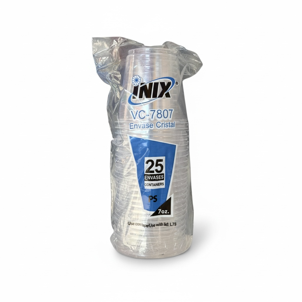 VASO CRISTAL 7oz (VC-7807) INIX 25u