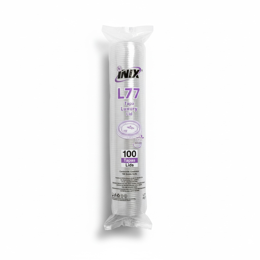 [TPVC-1075] TAPA PLANA VASO CRISTAL L78 (7oz,8oz,10oz y 12oz) INIX 100PZ