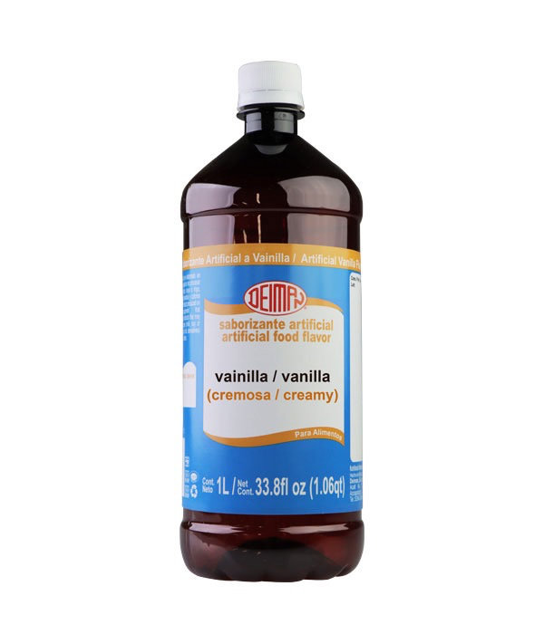 Concentrado Vainilla Cremosa Deiman 1LT (Sabor, Color y Aroma)