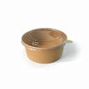 ENSALADERA CON TAPA KRAFT 25oz (150mm) INIX