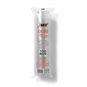 [TDVF-1063] Tapa Domo Vaso Frappé PET (DL-92)INIX C/100u
