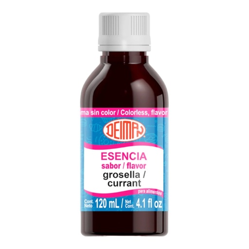 [ESE-0020] Esencia Grosella Deiman 120ml (Sabor y Aroma sin Color)