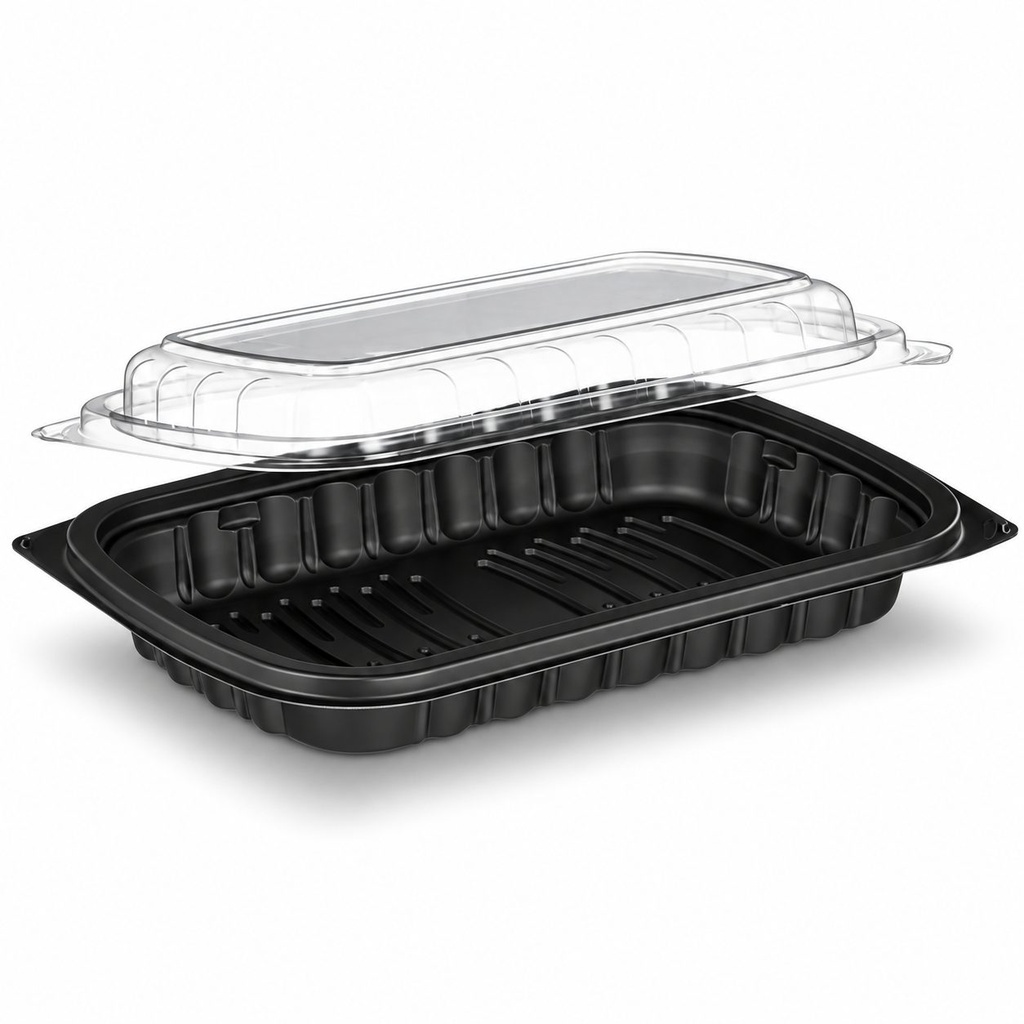 Contenedor para Comida Caliente  Antiempañante (CPP2415N) 24X15X6 Inix