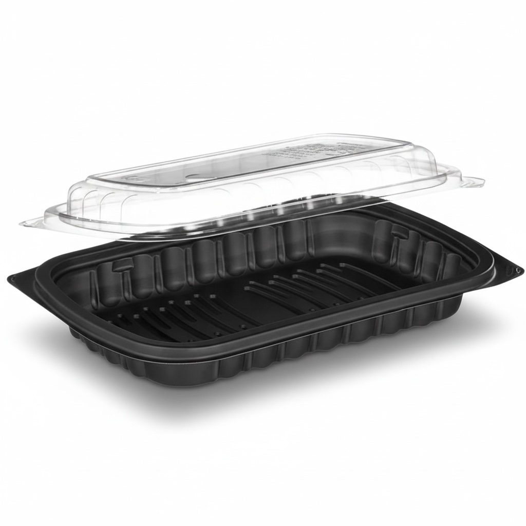 CONTENEDOR PARA COMIDA CALIENTE  ANTIEMPAÑANTE (CPP2415N) 24X15X6 INIX