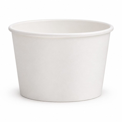 [EPB8-0553] Envase Papel Blanco 8OZ (CPH08-95) Inix 50PZ