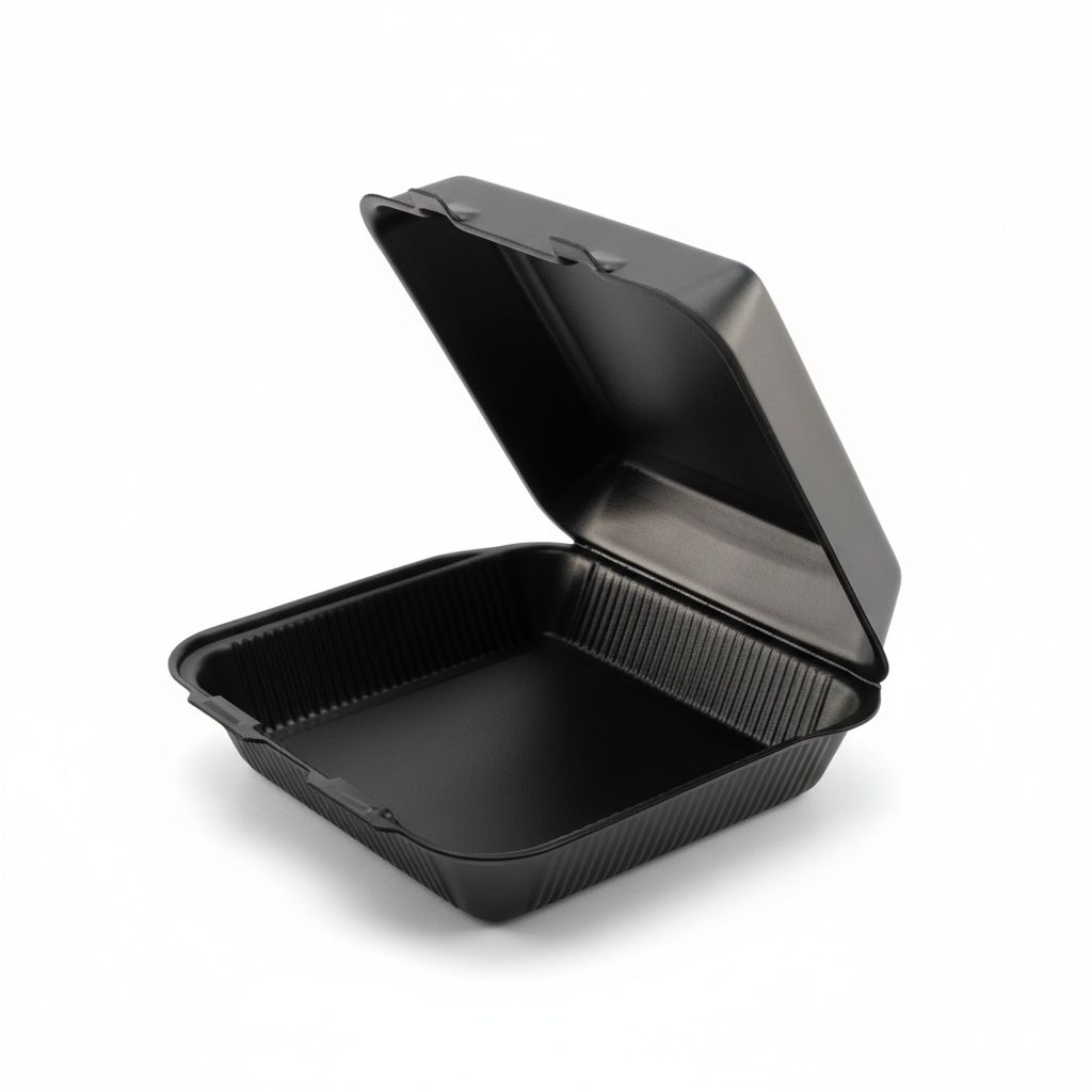 CONTENEDOR NEGRO UNICEL 7X7 LISO REYMA