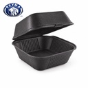 Contenedor Negro Unicel Hamburguesero Reyma