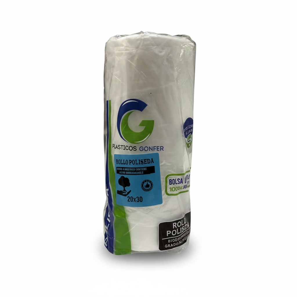 BOLSA POLISEDA ROLLO CHICO 20X30 ECONOMICA (ALTA DENSIDAD)