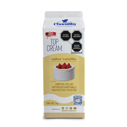 [CPBV-0516] Crema para Batir Vainilla Top Cream 2KG Chantilly