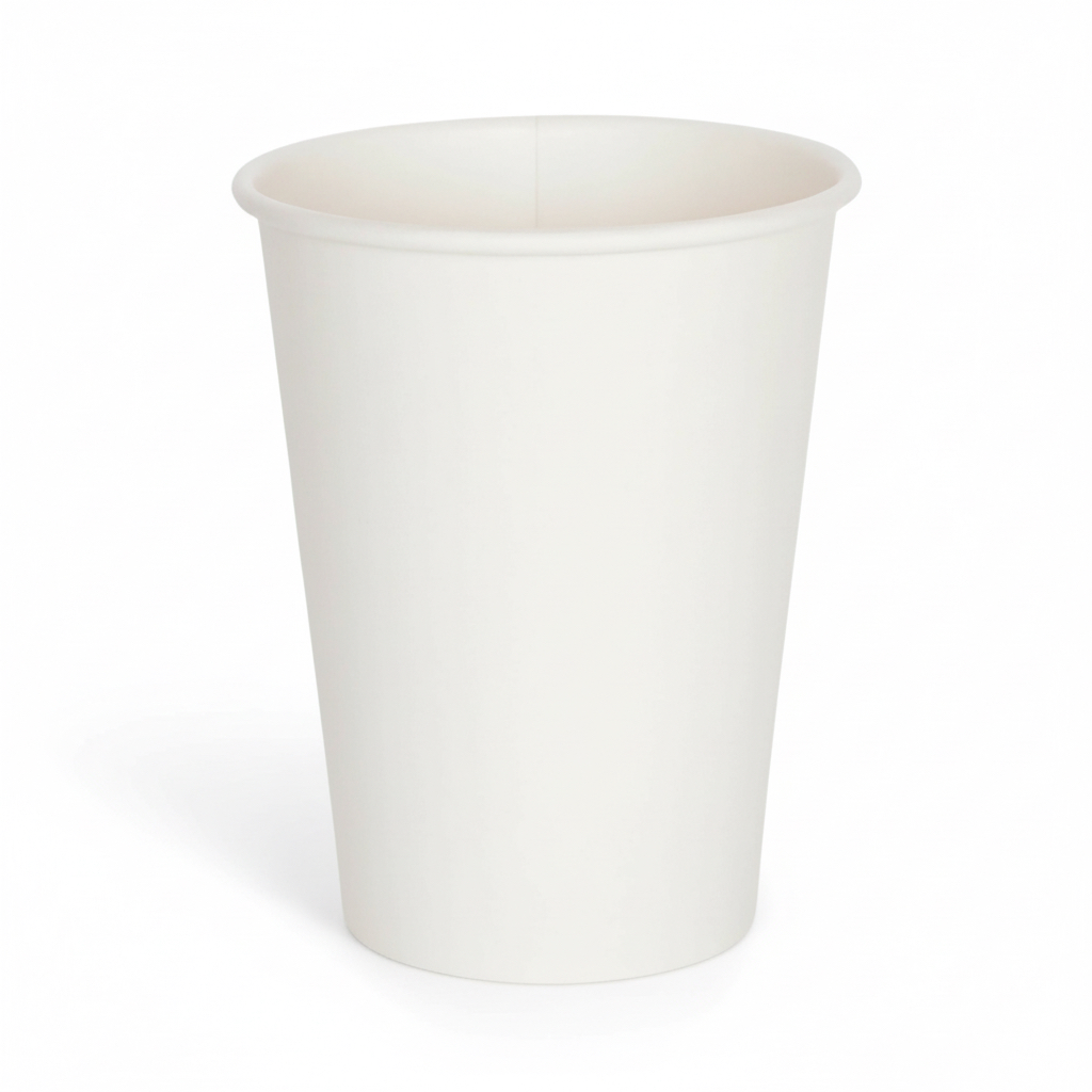 VASO DE PAPEL BLANCO 10oz BEBIDA CALIENTE C/50u