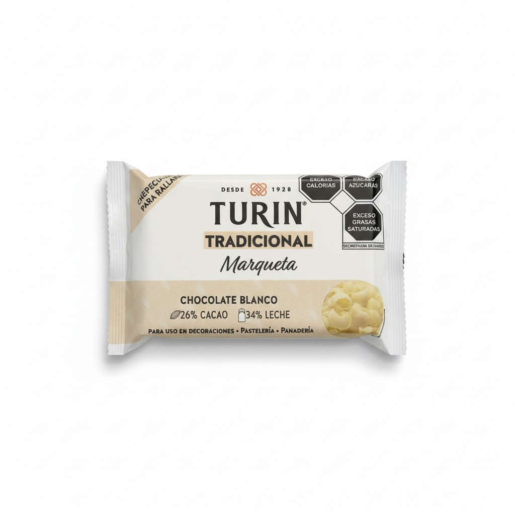 BARRA CHOCOLATE TURÍN BLANCO1KG