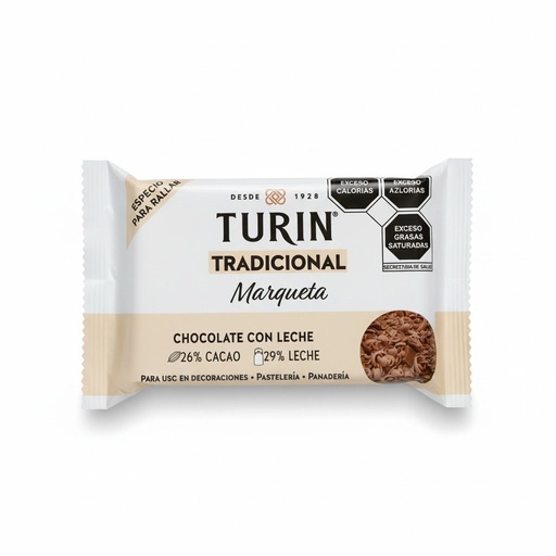 [BAR-0002] Barra Chocolate Turín con Leche 1KG