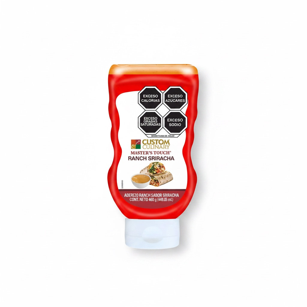 Aderezo Ranch Sirracha Custom Culinary 460GR