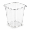 Envase Plástico Cuadrado Inix 32SD 1 Litro Inix C/25u