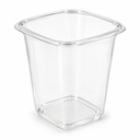 Envase Plástico Cuadrado Inix 32SD 1 Litro Inix C/25u