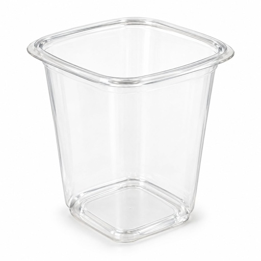 [EPCI-0561] Envase Plástico Cuadrado Inix 32SD 1 Litro Inix C/25u