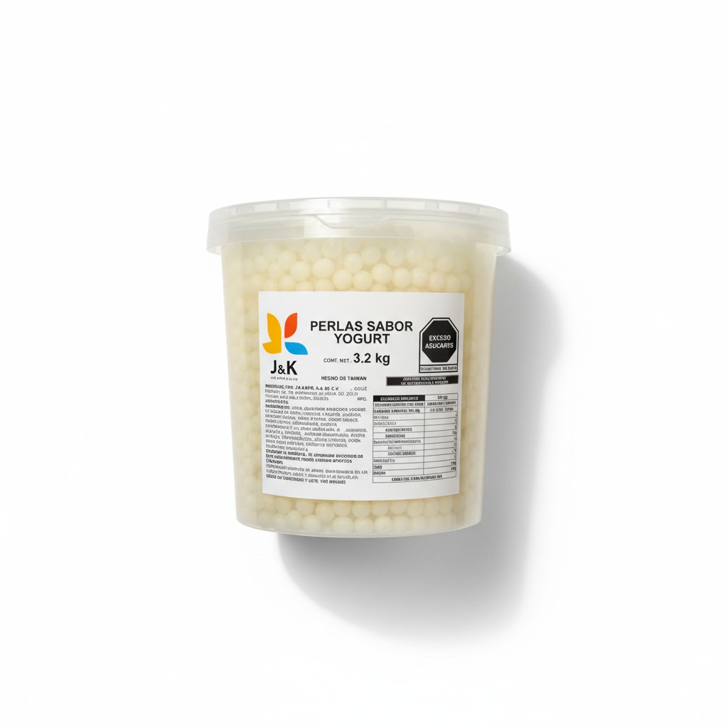 PERLAS EXPLOSIVAS SABOR YOGHURT C/3.2kg J&K