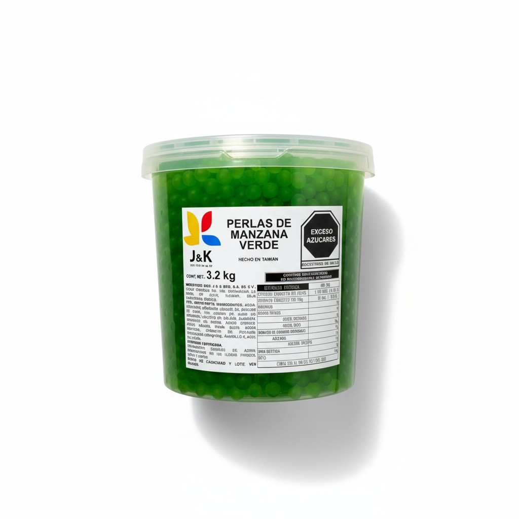 [PER-0010] PERLAS EXPLOSIVAS SABOR MANZANA VERDE J&K