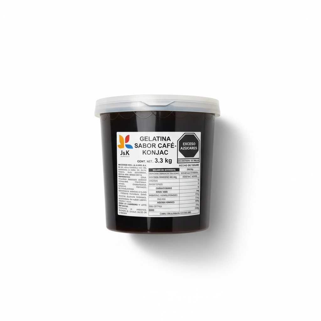 GELATINA JELLY PARA BEBIDAS SABOR CAFÉ KONJAC J&K