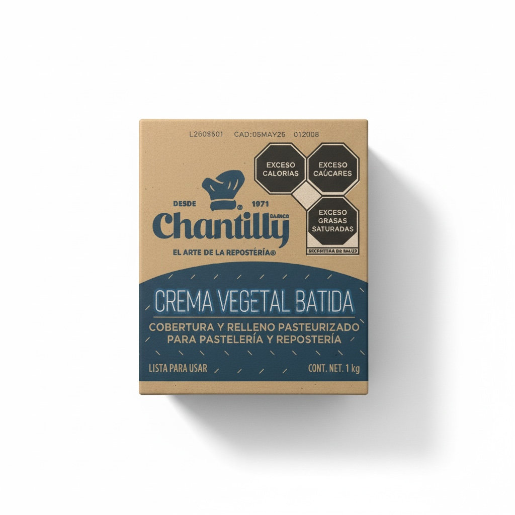 Crema Batida Chantilly 1kg