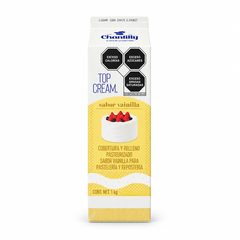Crema para Batir Vainilla Top Cream Chantilly — 1 kg