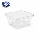 Contenedor PET Tapa Plana 18X16 Transparente Reyma