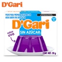 Polvo para Preparar Gelatina D´gari sin Azúcar Sabor Uva de Agua 20gr