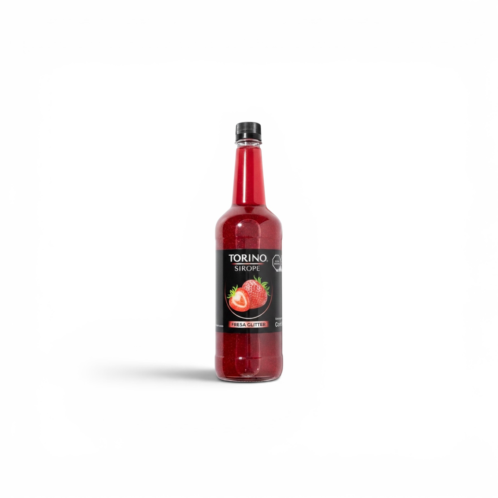 TORINO SIROPE FRESA GLITTER 1LT