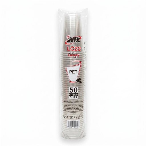 [VP2L-1173] Vaso PET 22oz (LC22-500) Inix C/50u