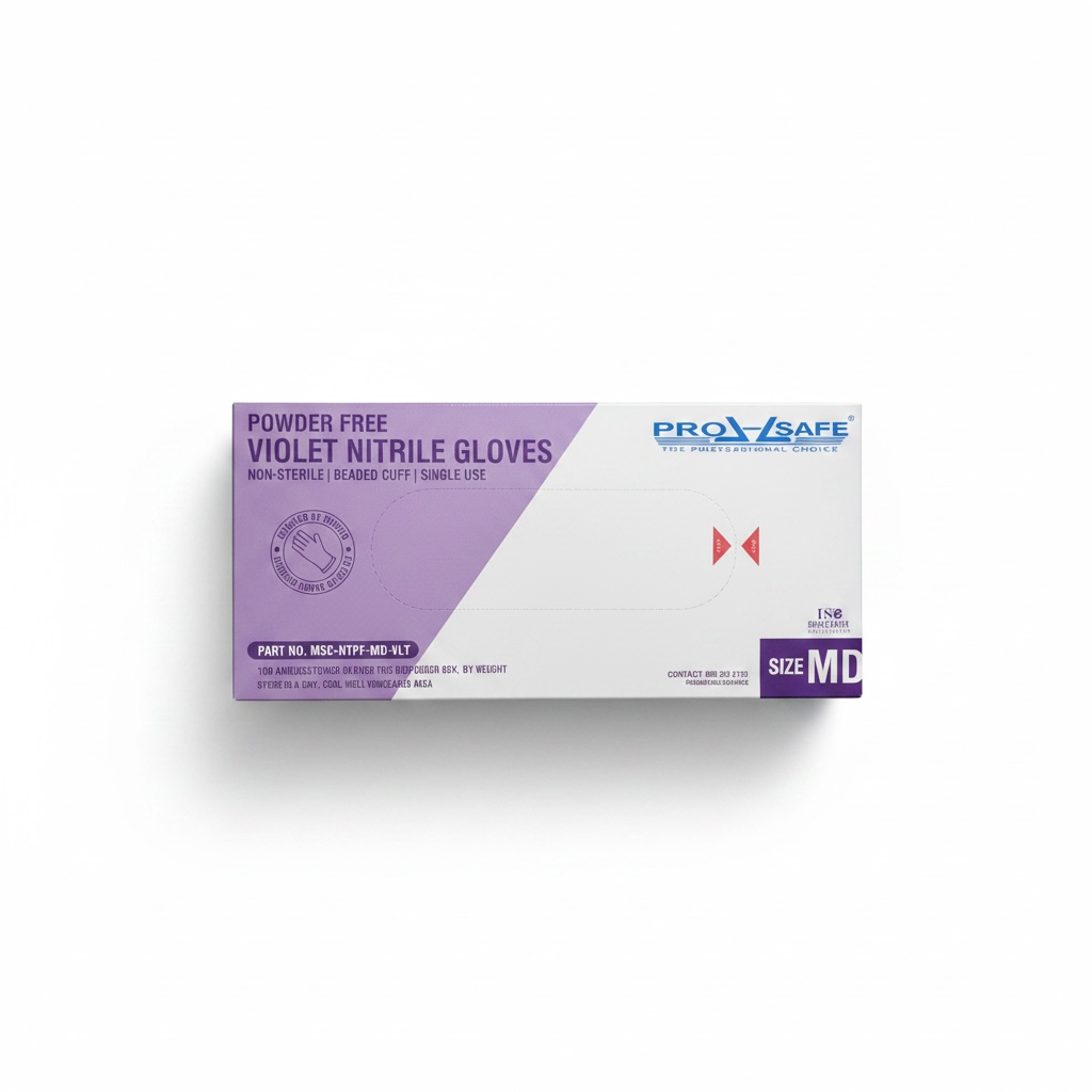 [GNVP-CHI-0691] GUANTE NITRILO VIOLETA PROSAFE C/100u (Chico)