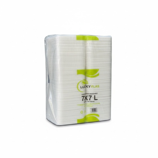 [CU7B-LIS-0490] Contenedor Unicel 7X7 Bioplast (Liso)