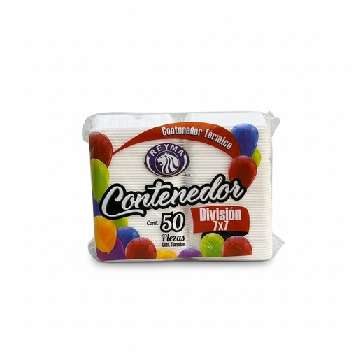 [CU7R-LIS-0492] Contenedor Unicel 7X7 Reyma (Liso)