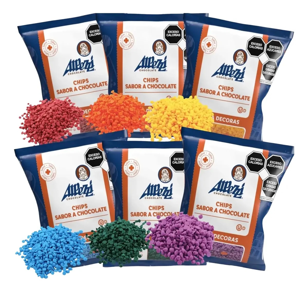 CHIPS ALPEZZI COLORES LÍNEA DECORAS