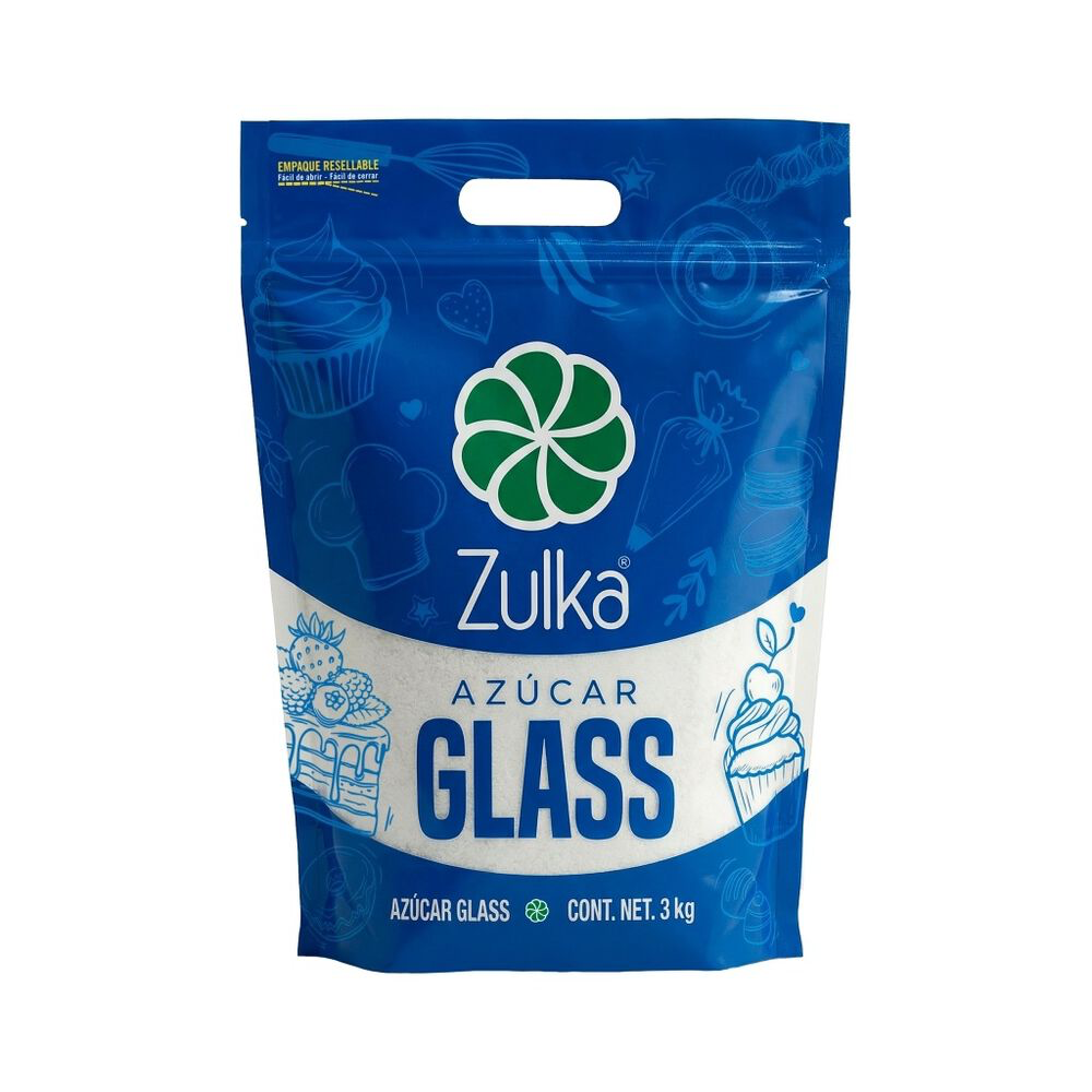 [AZUC-GLAS-ZULK3KG] AZUCAR GLASS ZULKA 3Kg