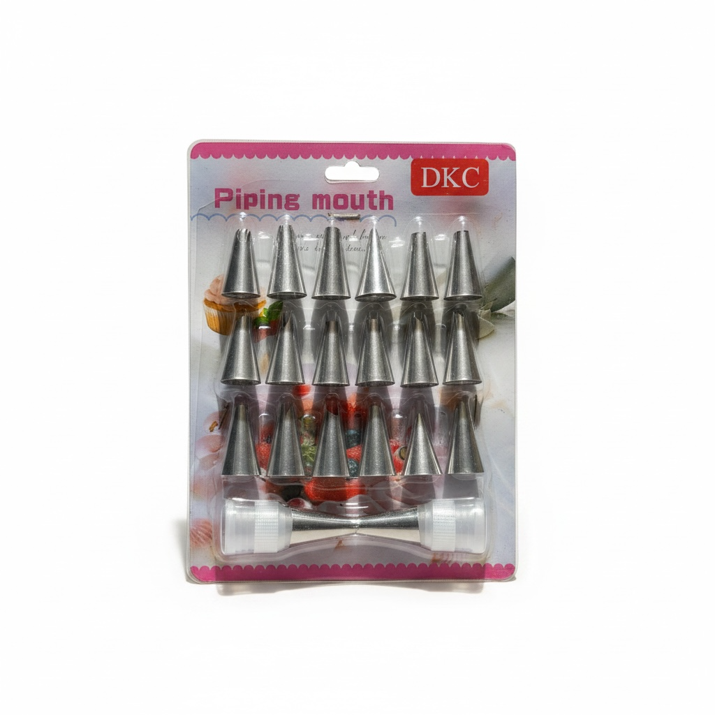 [SDCA-30060] SET DE 20 DUYAS Y 2 COPLES ACERO INOXIDABLE DKC