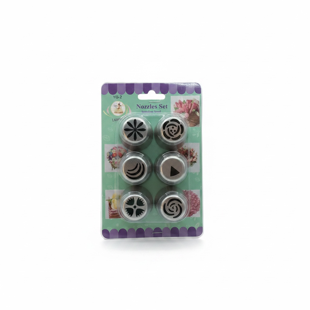 [SDRF-30062] SET DE DUYAS RUSAS FLORES ACERO INOXIDABLE