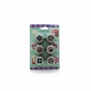 Set de Duyas Rusas Flores Acero Inoxidable