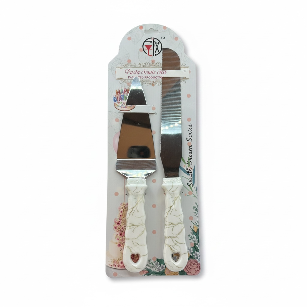 [SCCP-30061] SET DE CUCHARA Y CORTADOR PARA PASTEL DE BODAS