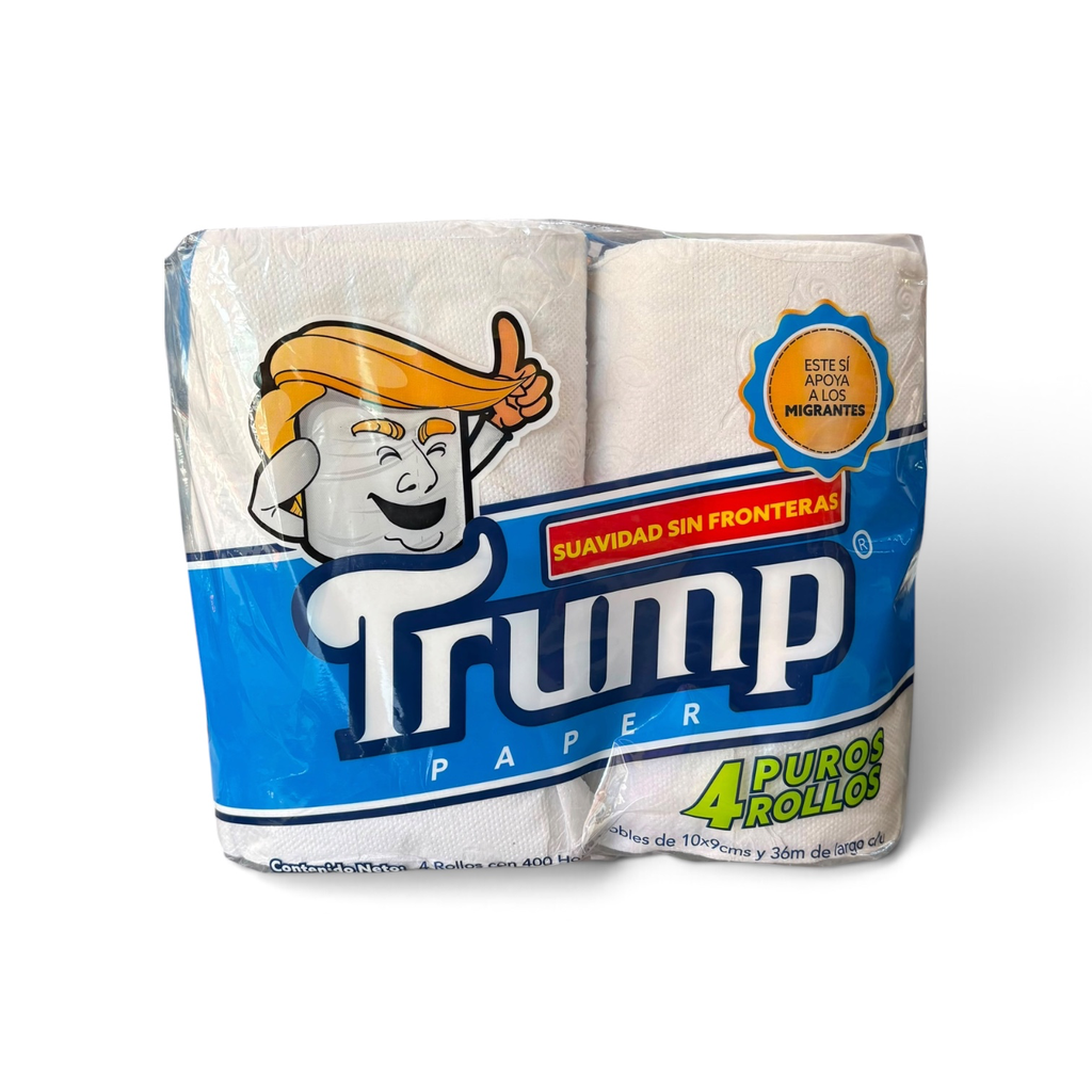 [PAP-HIG-TRU] PAPEL HIGIENICO TRUMP 400 HOJAS (4 ROLLOS)