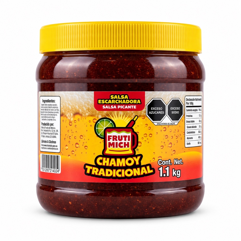 Escarcha para Bebidas Fruti Mich Chamoy Tradicional 1.1KG