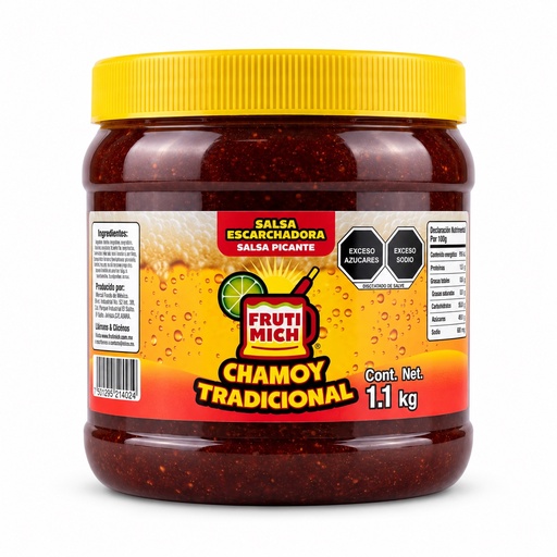 [EPBF-CHA-0572] Escarcha para Bebidas Fruti Mich Chamoy Tradicional 1.1KG