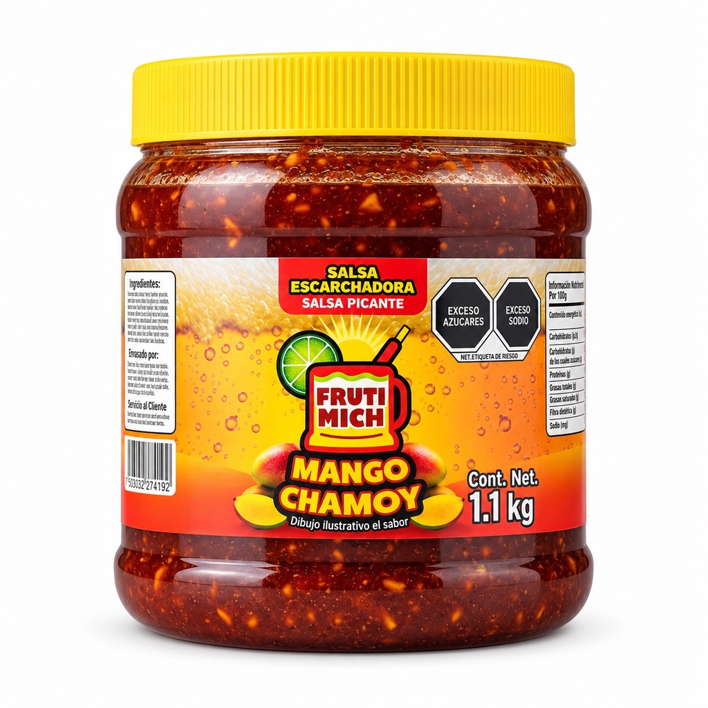 Escarcha para Bebidas Fruti Mich Mango Chamoy 1.1KG