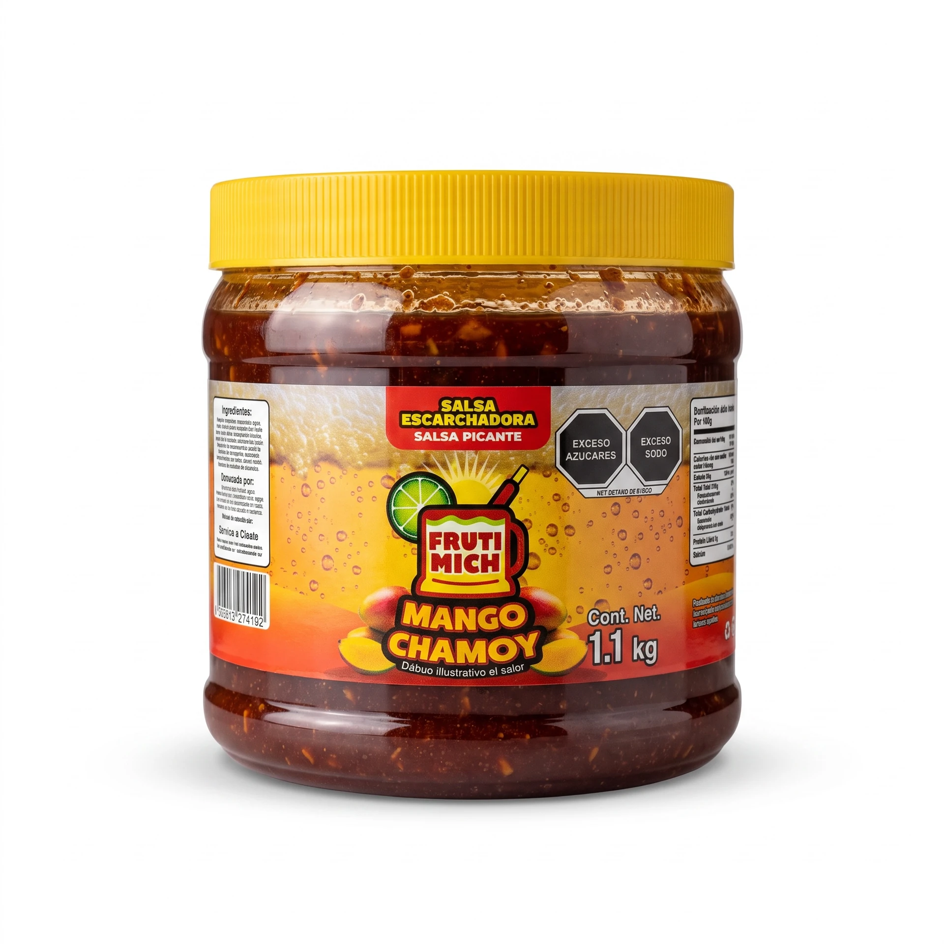 [EPBF-MAN-0571] Escarcha para Bebidas Fruti Mich Mango Chamoy 1.1KG