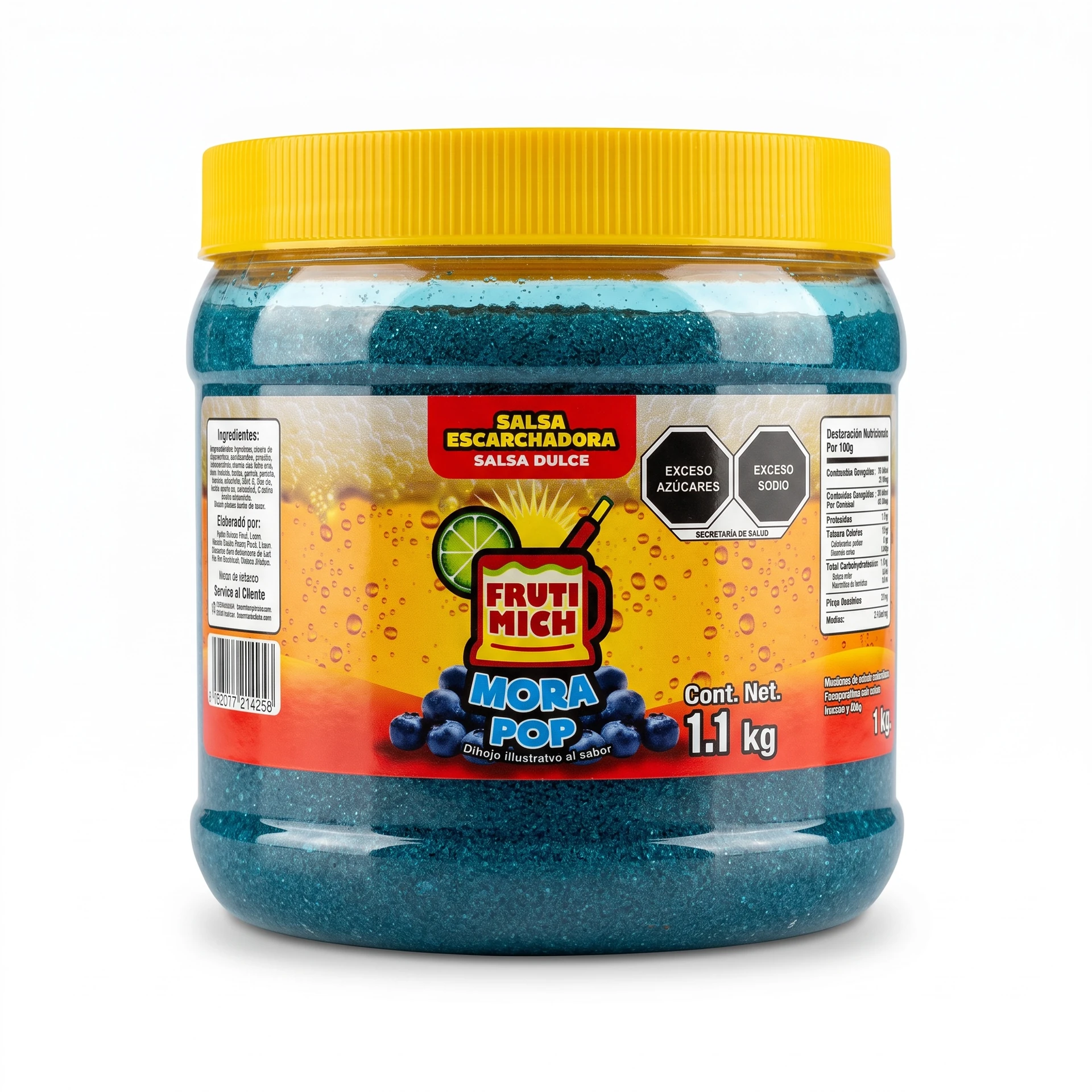 Escarcha para Bebidas Fruti Mich Mora Azul 1.1KG