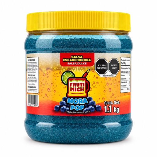 [EPBF-MOR-0577] Escarcha para Bebidas Fruti Mich Mora Azul 1.1KG