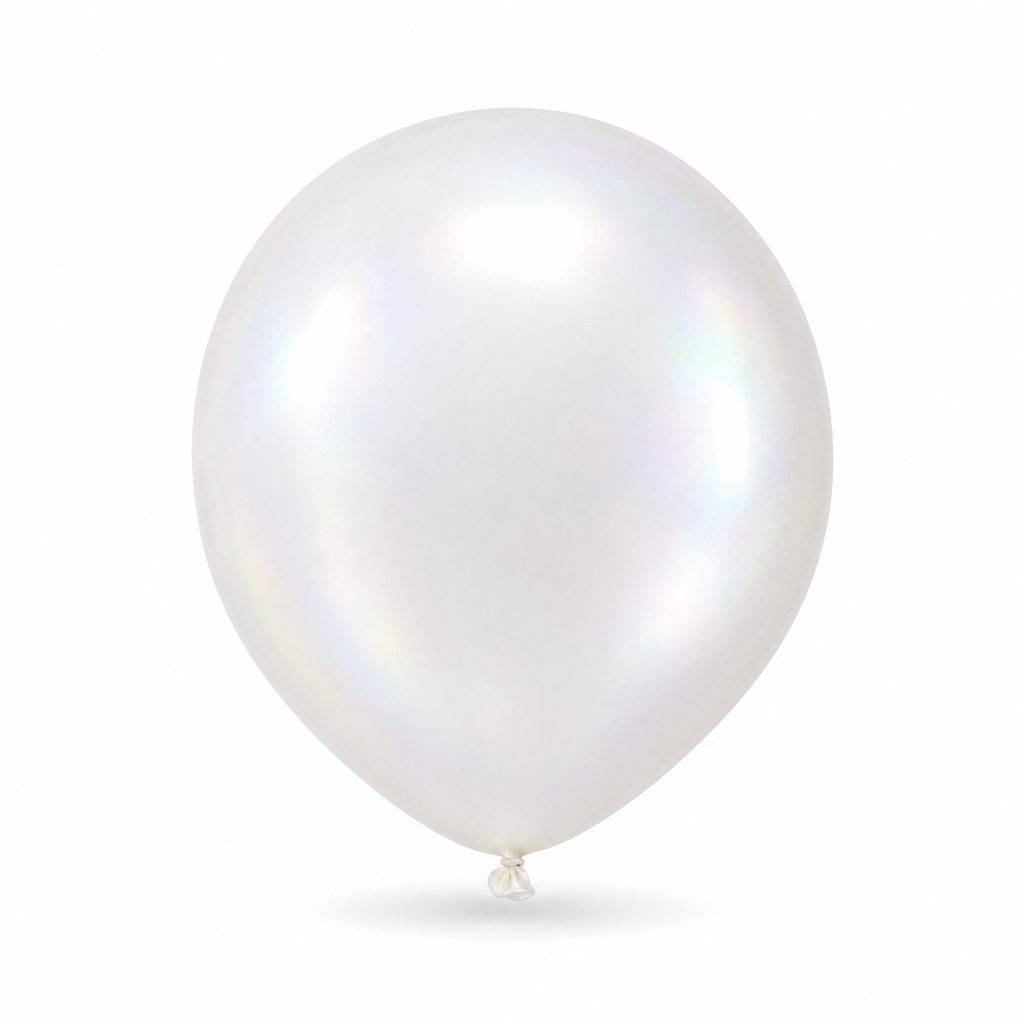 Globo Metálico #9 Perla Metálico El Payaso C/50u