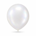 Globo Metálico #9 Perla Metálico El Payaso C/50u