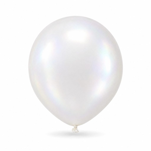 [GM9E-PER-0632] Globo Metálico #9 Perla Metálico El Payaso C/50u